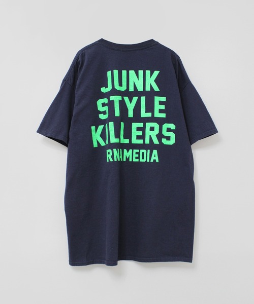 RNA（アールエヌエー）の「M2502 ＪＵＮＫヌイグルミＴ（Tシャツ/カットソー・レディース・アッシュグレー/ホワイト/グリーン/ネイビー・MEDIUM）」の15枚目の写真