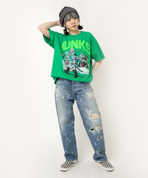 RNA（アールエヌエー）の「M2502 ＪＵＮＫヌイグルミＴ（Tシャツ/カットソー・レディース・アッシュグレー/ホワイト/グリーン/ネイビー・MEDIUM）」の20枚目の写真
