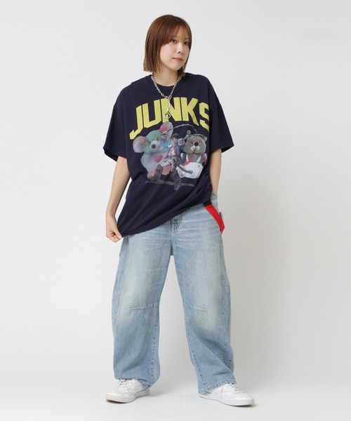 RNA Tシャツ M2502 JUNKヌイグルミT(M ホワイト): トップス - RNA ONLINE