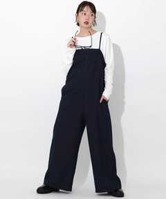 トリムレースオールインワン / Trim Race Jumpsuit（つなぎ