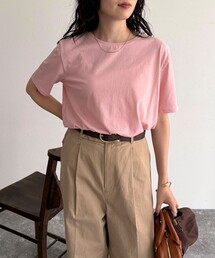 ハイツイストコットンTシャツ
