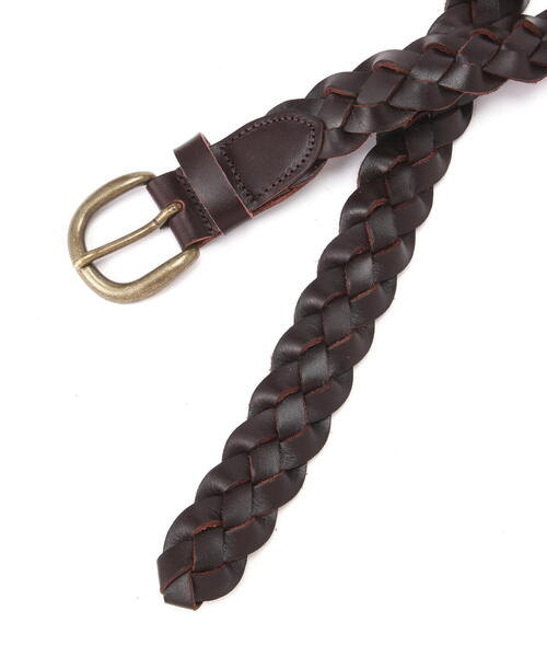 AVIREX（アヴィレックス）の「LEATHER MESH BELT / レザー メッシュ ベルト / AVIREX / アヴィレックス（ベルト・メンズ・ブラック/ブラウン・L/M）」の7枚目の写真