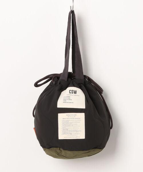 KRIFF MAYER(クリフメイヤー)の「スーベニア刺繍巾着BAG(ショルダーバッグ・メンズ・グレー/キャメル/パープル/ピンクベージュ/ブラック/オリーブ・FREE)」の13枚目の写真