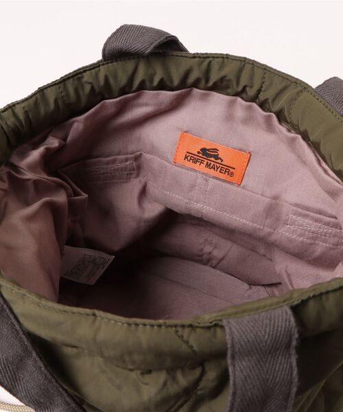 KRIFF MAYER(クリフメイヤー)の「スーベニア刺繍巾着BAG(ショルダーバッグ・メンズ・グレー/キャメル/パープル/ピンクベージュ/ブラック/オリーブ・FREE)」の19枚目の写真