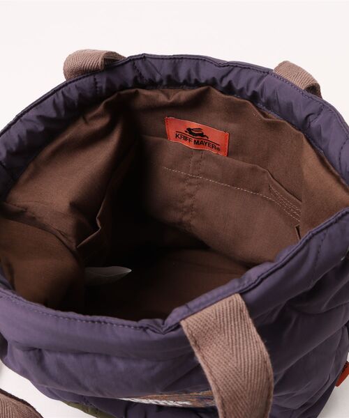 KRIFF MAYER(クリフメイヤー)の「スーベニア刺繍巾着BAG(ショルダーバッグ・メンズ・グレー/キャメル/パープル/ピンクベージュ/ブラック/オリーブ・FREE)」の20枚目の写真