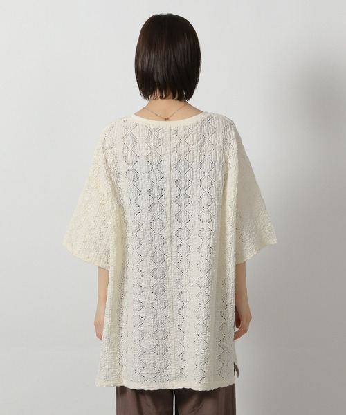 LAKOLE(ラコレ)の「カットレースプルオーバー半袖 / 579053(Tシャツ/カットソー・レディース・イエロー/ブラック/アイボリー・FREE)」の18枚目の写真