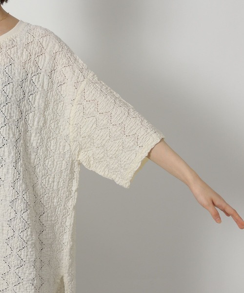 LAKOLE(ラコレ)の「カットレースプルオーバー半袖 / 579053(Tシャツ/カットソー・レディース・イエロー/ブラック/アイボリー・FREE)」の20枚目の写真