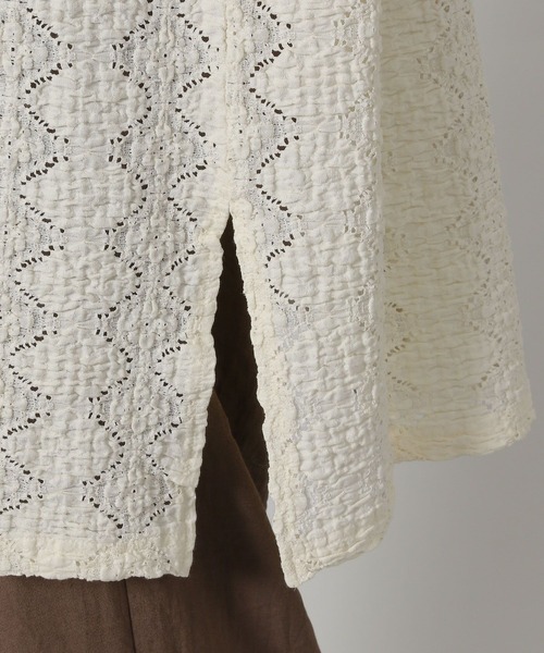 LAKOLE(ラコレ)の「カットレースプルオーバー半袖 / 579053(Tシャツ/カットソー・レディース・イエロー/ブラック/アイボリー・FREE)」の21枚目の写真