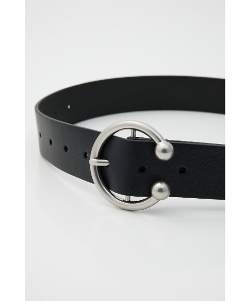 SLY（スライ）の「PIERCE MOTIF BELT ピアス モチーフ ベルト（ベルト・レディース・ブラック・FREE）」の4枚目の写真