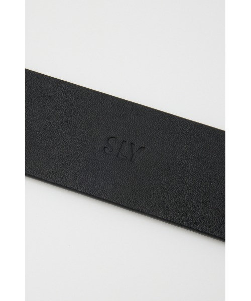 SLY（スライ）の「PIERCE MOTIF BELT ピアス モチーフ ベルト（ベルト・レディース・ブラック・FREE）」の7枚目の写真