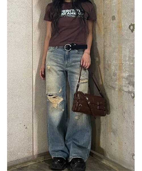 SLY（スライ）の「PIERCE MOTIF BELT ピアス モチーフ ベルト（ベルト・レディース・ブラック・FREE）」の12枚目の写真