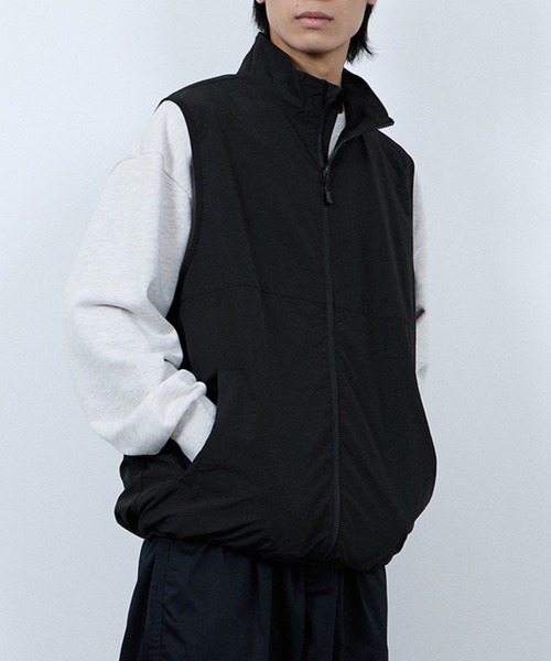 NAVY(ネイビー)の「NAVY アクティブベスト(ベスト・メンズ・ネイビー/ライトグレー/ブラック・M/S/XL/L)」の1枚目の写真