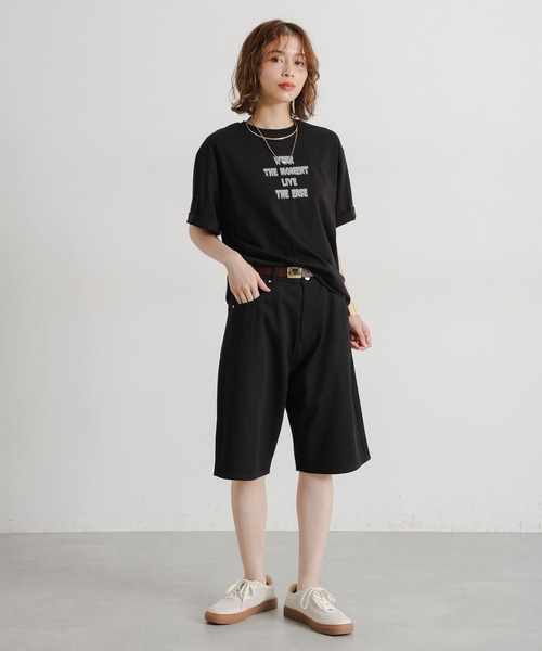 daily CLIP】AMOU ショートスリーブT（Tシャツ/カットソー