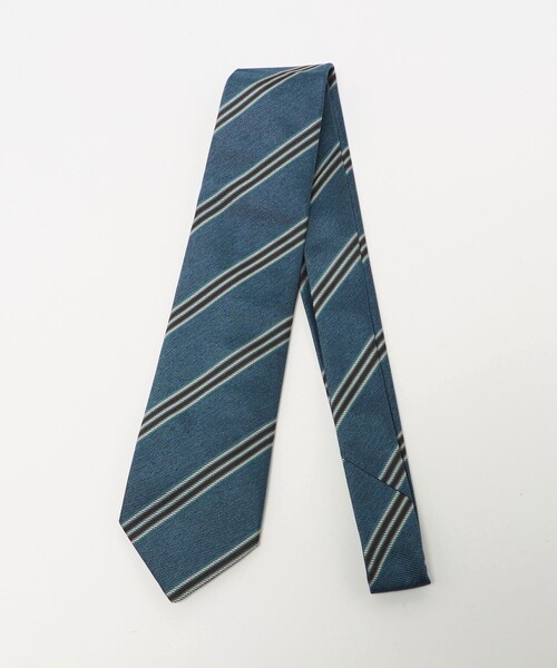 FRANCO BASSI（フランコバッシ）の「＜FRANCO BASSI＞レジメンタル ネクタイ 1（ネクタイ・メンズ・ダークブラウン/ロイヤルブルー・FREE）」の2枚目の写真