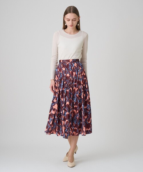 ANAYI（アナイ）の「ラメドライテレコクルー プルオーバー（Tシャツ/カットソー・レディース・ブラック/アイボリー/モカ/チャコールグレー・38/36）」の11枚目の写真