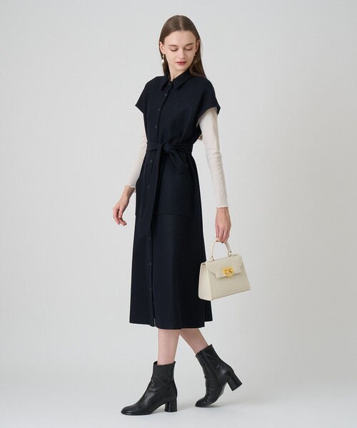 ANAYI（アナイ）の「ラメドライテレコクルー プルオーバー（Tシャツ/カットソー・レディース・ブラック/アイボリー/モカ/チャコールグレー・38/36）」の13枚目の写真