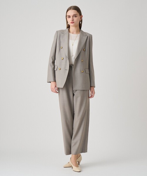 ANAYI（アナイ）の「ラメドライテレコクルー プルオーバー（Tシャツ/カットソー・レディース・ブラック/アイボリー/モカ/チャコールグレー・38/36）」の15枚目の写真