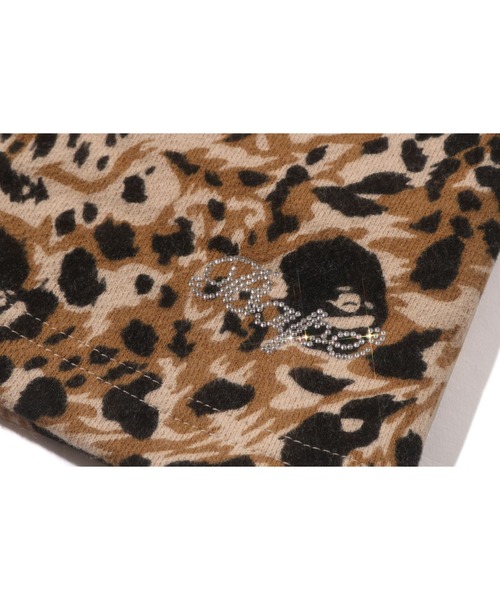 A BATHING APE(アベイシングエイプ)の「WILD LEOPARD PATTERN SWEAT SKIRT(スカート・レディース・ピンク/ベージュ・SMALL/MEDIUM)」の5枚目の写真
