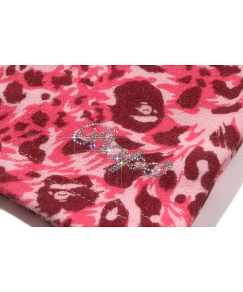 A BATHING APE(アベイシングエイプ)の「WILD LEOPARD PATTERN SWEAT SKIRT(スカート・レディース・ピンク/ベージュ・SMALL/MEDIUM)」の6枚目の写真