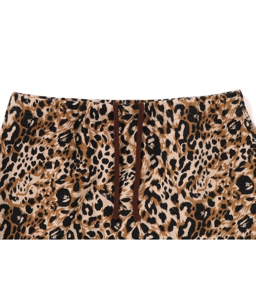 A BATHING APE(アベイシングエイプ)の「WILD LEOPARD PATTERN SWEAT SKIRT(スカート・レディース・ピンク/ベージュ・SMALL/MEDIUM)」の7枚目の写真