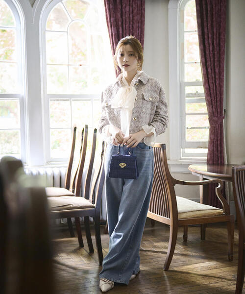 PROPORTION BODY DRESSING(プロポーションボディドレッシング)の「バギーDENIM / 1215230807(デニムパンツ・レディース・ブルー/ブルー系その他・MEDIUM/P/S/SMALL)」の11枚目の写真