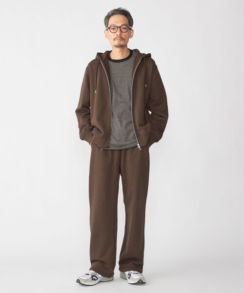 SHIPS（シップス）の「SHIPS: コットン ウール ジップ パーカー（パーカー・メンズ・ライトグレー/ブラウン/ネイビー・SMALL/MEDIUM/LARGE/X-LARGE）」の14枚目の写真