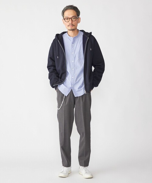 セール】SHIPS: コットン ウール ジップ パーカー（パーカー）｜SHIPS