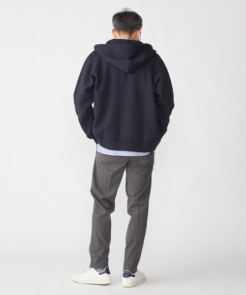 SHIPS（シップス）の「SHIPS: コットン ウール ジップ パーカー（パーカー・メンズ・ライトグレー/ブラウン/ネイビー・SMALL/MEDIUM/LARGE/X-LARGE）」の17枚目の写真