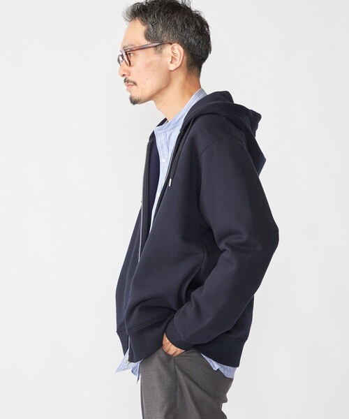 SHIPS（シップス）の「SHIPS: コットン ウール ジップ パーカー（パーカー・メンズ・ライトグレー/ブラウン/ネイビー・SMALL/MEDIUM/LARGE/X-LARGE）」の20枚目の写真