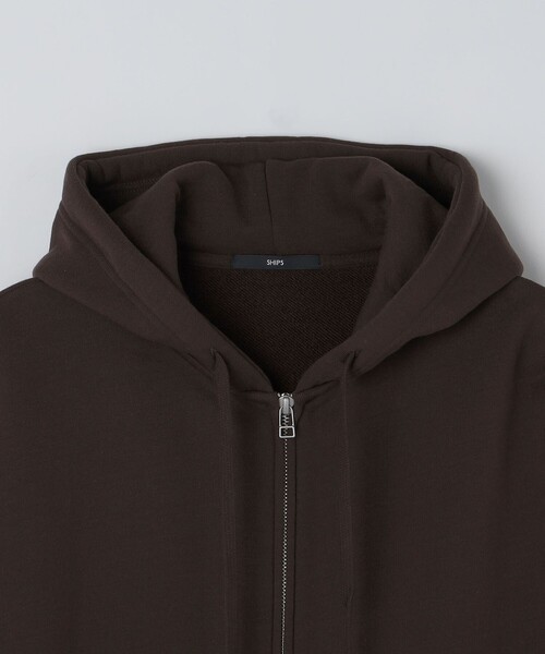 SHIPS（シップス）の「SHIPS: コットン ウール ジップ パーカー（パーカー・メンズ・ライトグレー/ブラウン/ネイビー・SMALL/MEDIUM/LARGE/X-LARGE）」の5枚目の写真