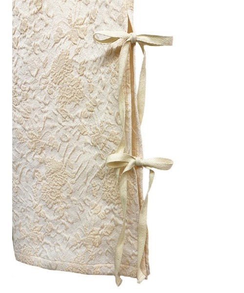 HONEY MI HONEY（ハニーミーハニー）の「side ribbon jacquard pants（その他パンツ・レディース・ベージュ/ブラック/オフホワイト・FREE）」の15枚目の写真