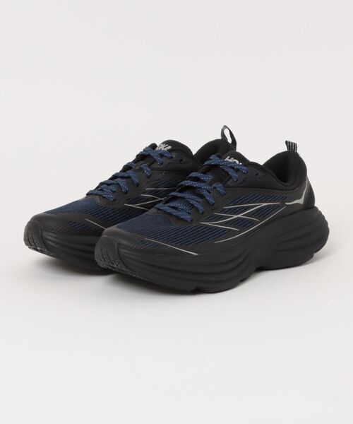 HOKA(ホカ)の「【HOKA】1155391-MDNGH U BONDI 8 TS CAGED ボンダイ8(スニーカー・メンズ・ブラック・27/27.5/26.5/28/28.5/26)」の1枚目の写真