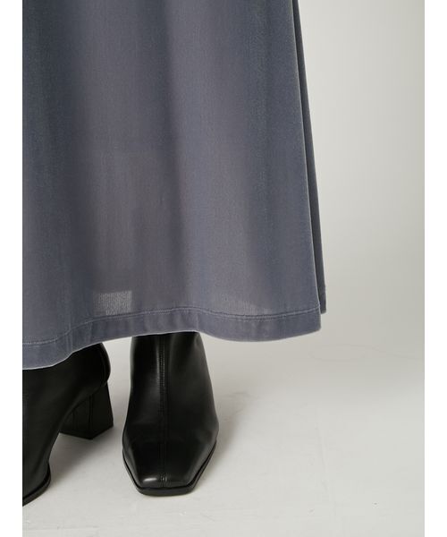 FRAY I.D（フレイアイディー）の「シアーベロアカーデ&キャミワンピース（ワンピース・レディース・ブラック/ピンクベージュ/ブルー・0/1）」の17枚目の写真