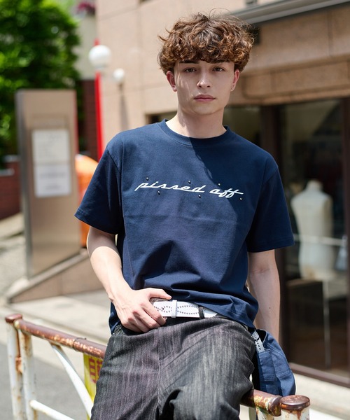 kutir（クティール）の「ASSORTED STUDS DESIGN TEE／アソートスタッズデザインTEE（Tシャツ/カットソー・メンズ・ブラック/ホワイト系/ネイビー系/ホワイト/ブラック系/ネイビー・MEDIUM/LARGE）」の17枚目の写真