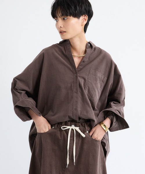 セール】BARNYARDSTORM / ワイドシルエットコーデュロイシャツ