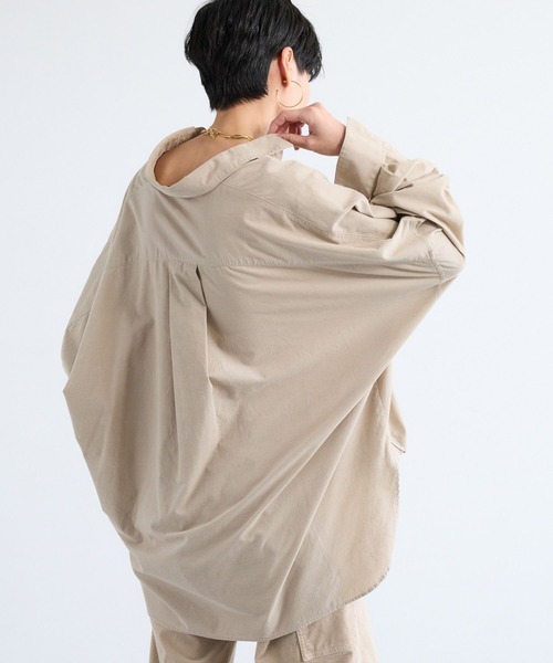 セール】BARNYARDSTORM / ワイドシルエットコーデュロイシャツ