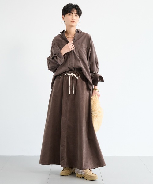 セール】BARNYARDSTORM / ワイドシルエットコーデュロイシャツ