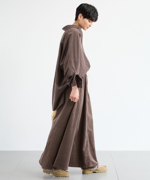 セール】BARNYARDSTORM / ワイドシルエットコーデュロイシャツ