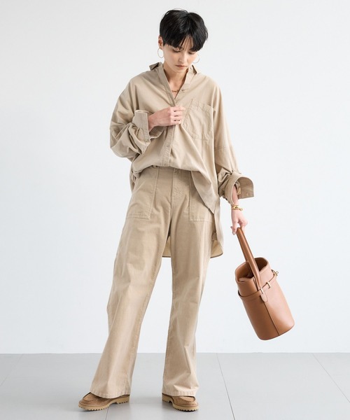 セール】BARNYARDSTORM / ワイドシルエットコーデュロイシャツ