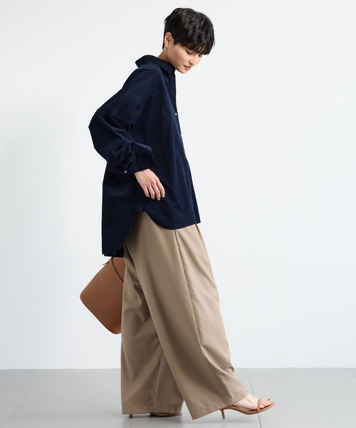 セール】BARNYARDSTORM / ワイドシルエットコーデュロイシャツ