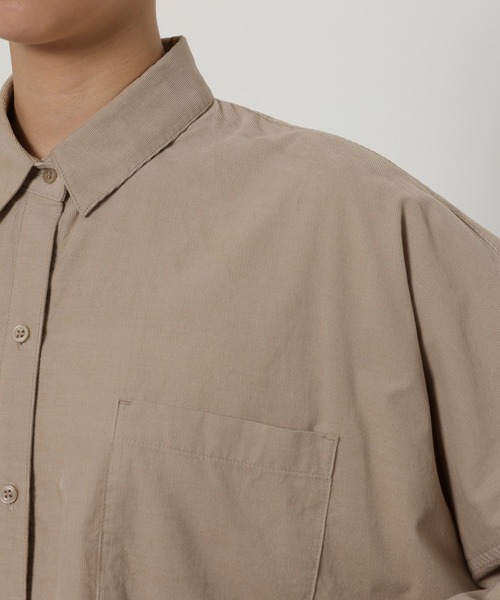 セール】BARNYARDSTORM / ワイドシルエットコーデュロイシャツ