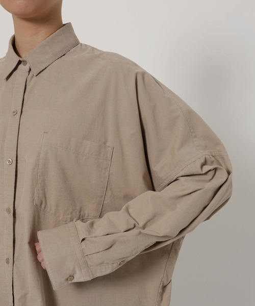 セール】BARNYARDSTORM / ワイドシルエットコーデュロイシャツ