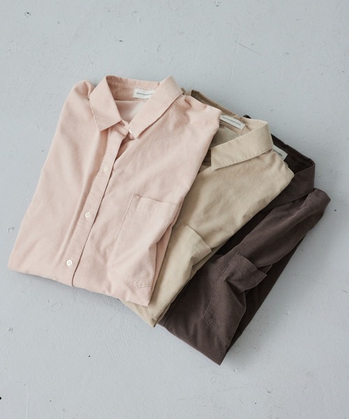 セール】BARNYARDSTORM / ワイドシルエットコーデュロイシャツ