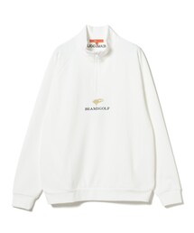 美品☆BEAMS GOLF☆オレンジレーベルスタンドジッププルオーバーシャツS BEAMS GOLF（ビームスゴルフ）の「BEAMS GOLF ORANGE LABEL