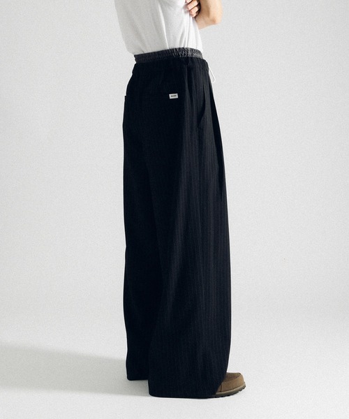 Perushu（ペルーシュ）の「ダブルウエストピンストライプスラックス（スラックス・メンズ・グレー/ブラック・SMALL/MEDIUM/LARGE）」の11枚目の写真