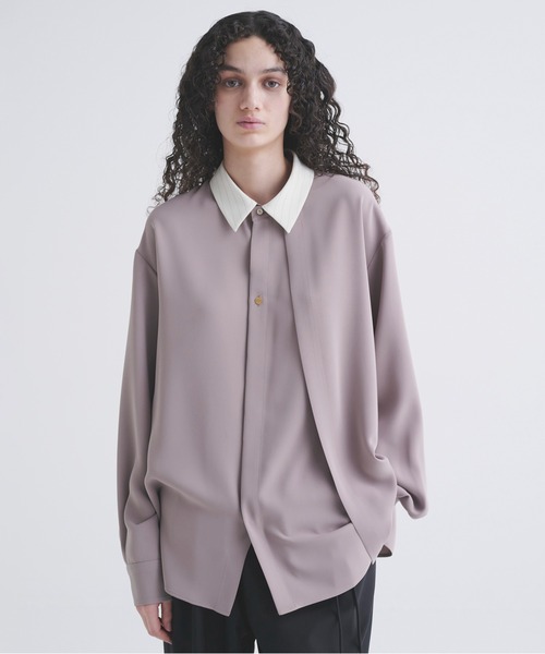 cullni 20SS-020 レイヤードクレリックシャツ　サイズ1 cullni 20SS-020 レイヤードクレリックシャツ サイズ1