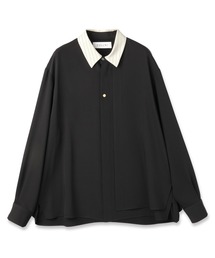 クルニ　長袖シャツ　ブラック CULLNI｜クルニのシャツ/ブラウス（ブラック/黒色系）通販