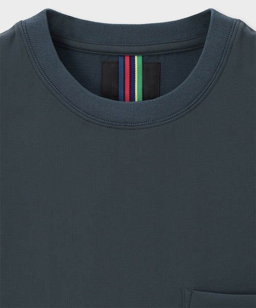 PS Paul Smith(ピーエスポールスミス)の「ライトドライテクスチャー ドローストリング Tシャツ【252750 EXT01】(Tシャツ/カットソー・メンズ・ブラック/パープル/ブルー・MEDIUM/SMALL/LARGE/X-LARGE)」の16枚目の写真