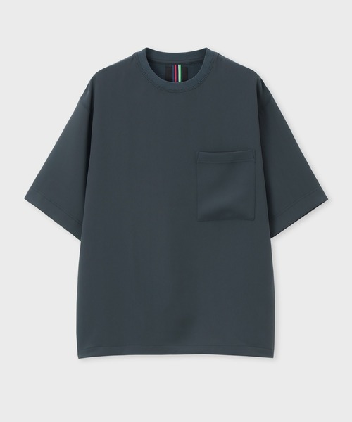 PS Paul Smith(ピーエスポールスミス)の「ライトドライテクスチャー ドローストリング Tシャツ【252750 EXT01】(Tシャツ/カットソー・メンズ・ブラック/パープル/ブルー・MEDIUM/SMALL/LARGE/X-LARGE)」の15枚目の写真