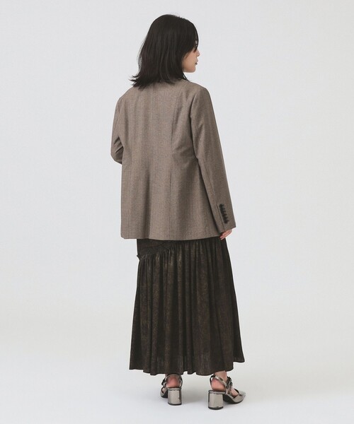 Ray BEAMS（レイビームス）の「RBS / サテンプリントキャミ ワンピース（ワンピース・レディース・ブラック/グレー・1/0）」の12枚目の写真